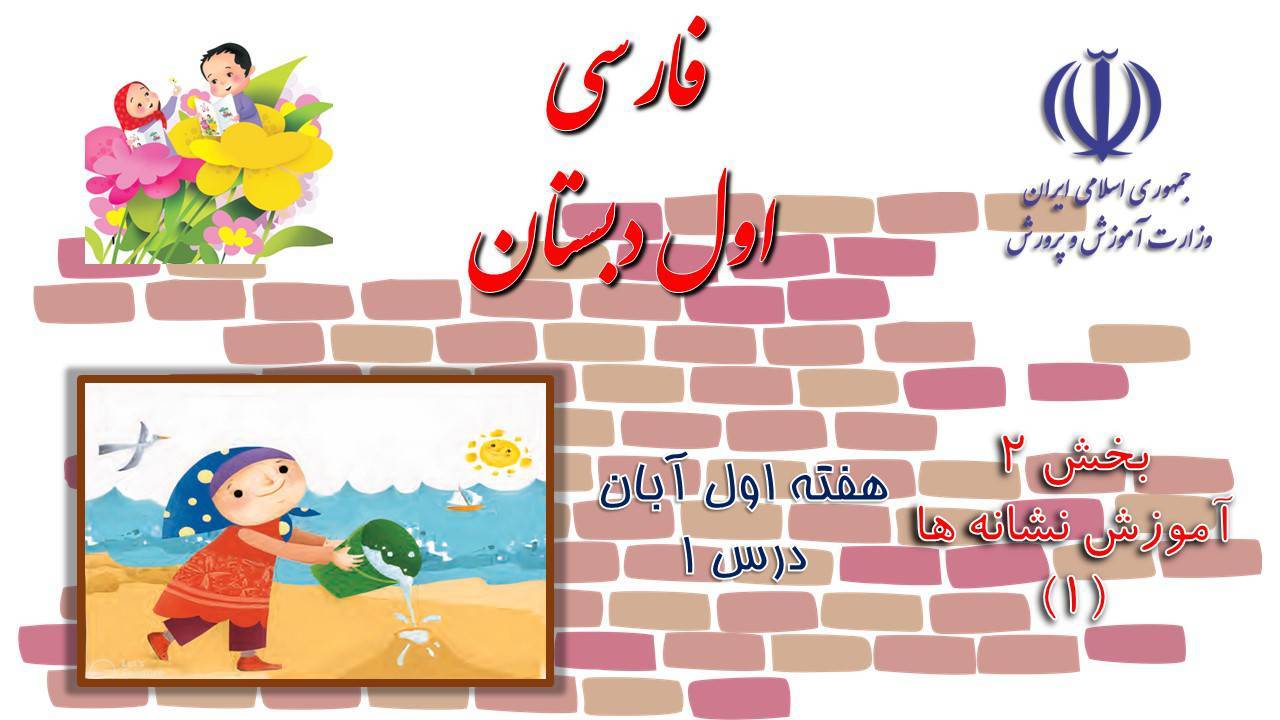 پاورپوینت فارسی اول دبستان بخش 2 درس 1 1 پاورپوینت فارسی اول دبستان بخش 2 درس 1